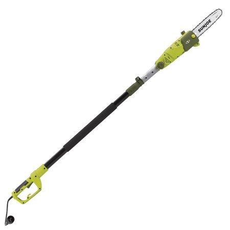 Sun Joe Electric Multi-Angle Pole Chain Saw | 10 inch | 8.0 Amp (Green) SWJ803E